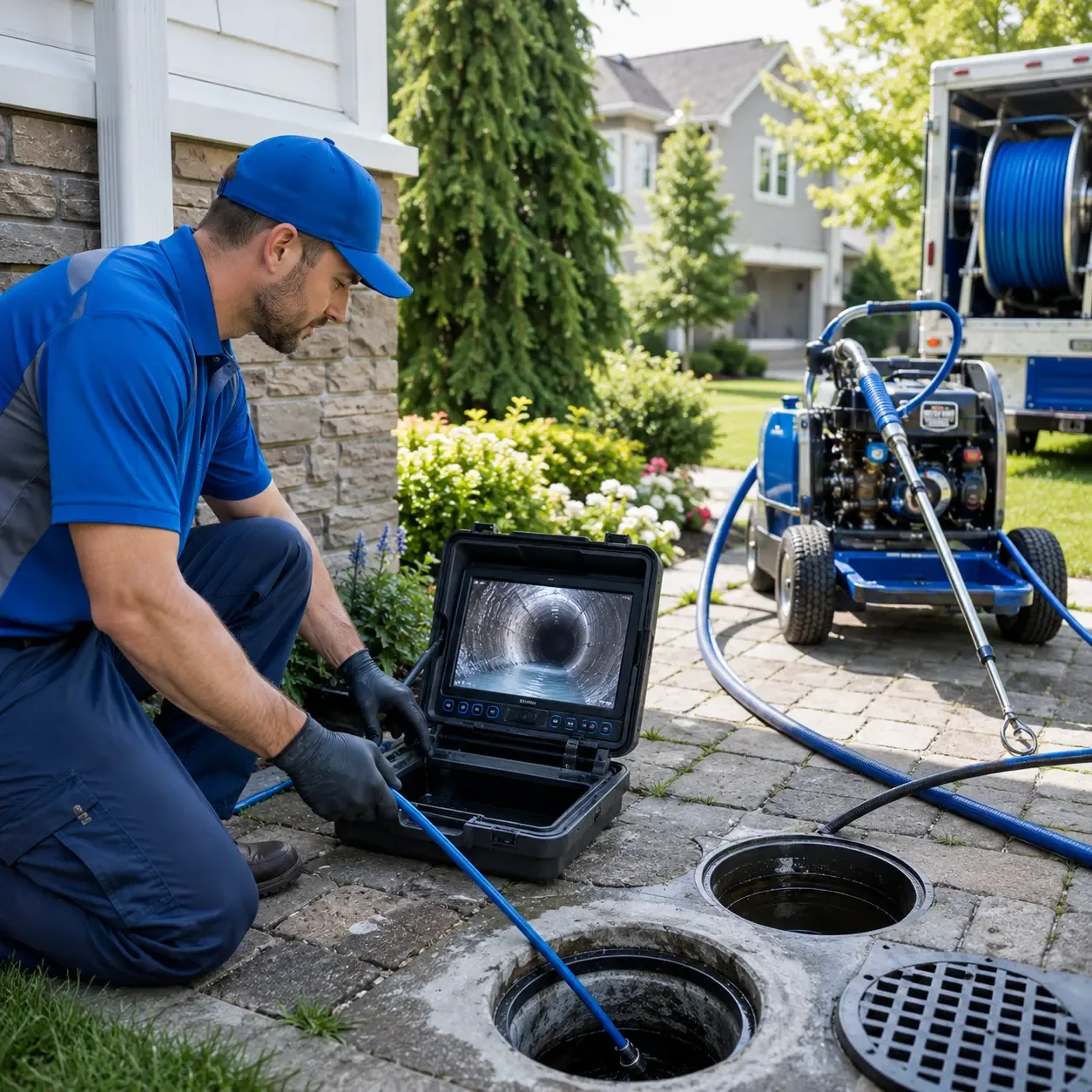 Outdoor drain cleaning professionals serving Fredericktown, PA